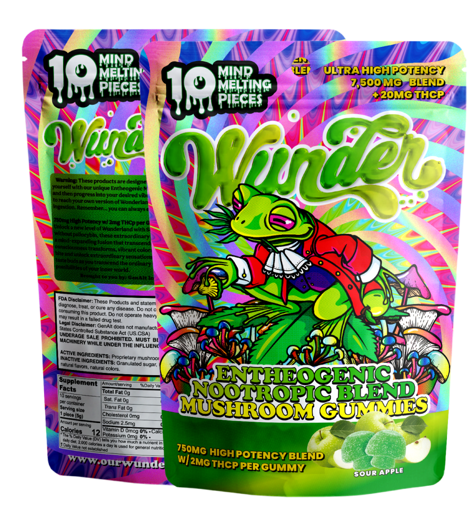 Wunder - High Potency Entheogenic + 2mg THCp | Sour Apple