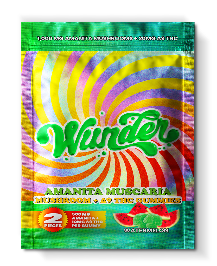 Wunder - 500mg Amanita Muscaria + 10mg D9 | Watermelon (new)